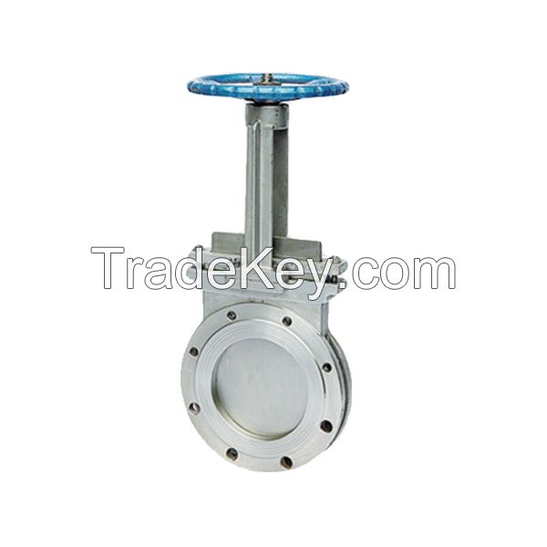 PN10/16/25 WCB rising stem lug type knife gate valve