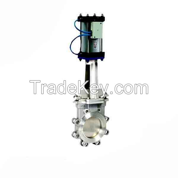 PN10/16/25 WCB rising stem lug type knife gate valve