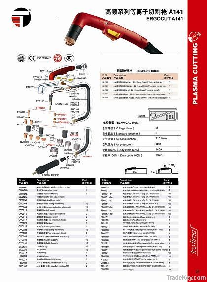 Trafimet Ergocut plasma torch A141