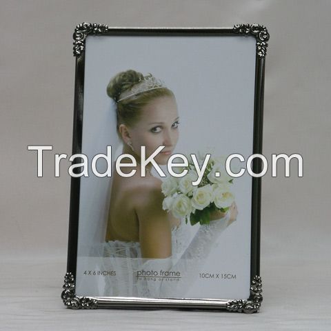 Nickel plated European style popular photo frame (105/105A)