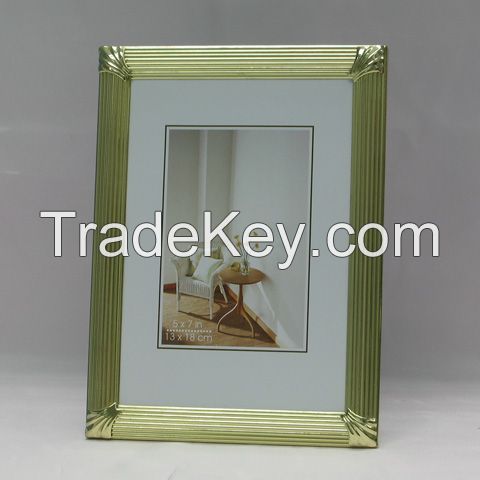 Gold metal picture frames (special size acceptable) Item No.:513 