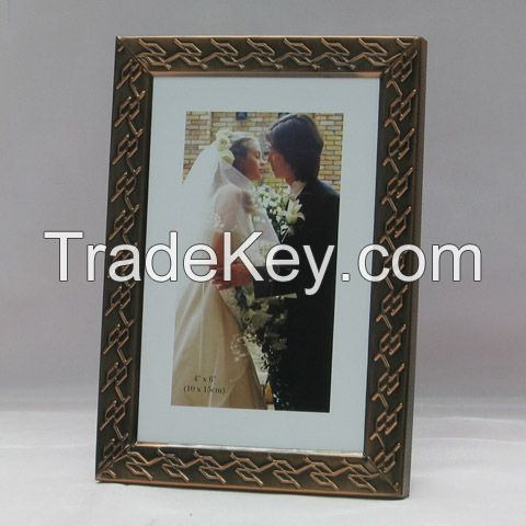 Brushed silver photo frame (special size available) Item No.:504