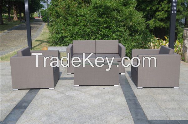 Garden Furniture Aluminium Sling Sofa for French market