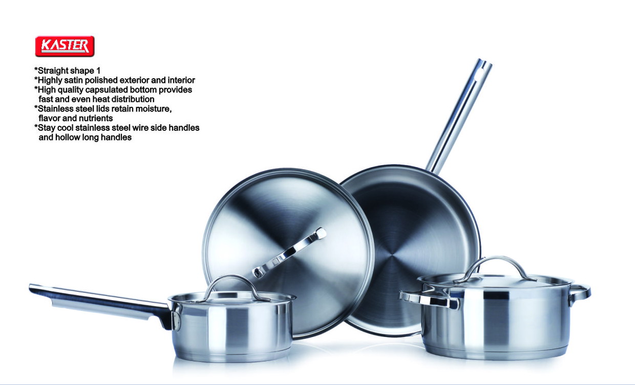 Straight Shape Stainless Steel Cookware