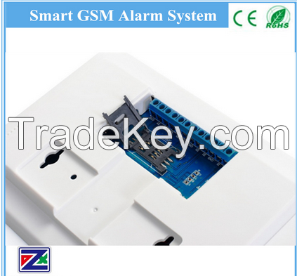 Wireless GSM home security alarm system fire alarm control system with