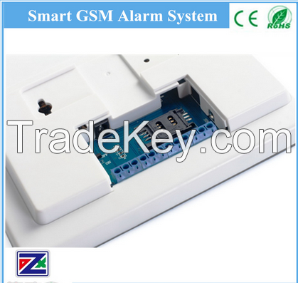 Wireless GSM home security alarm system fire alarm control system with