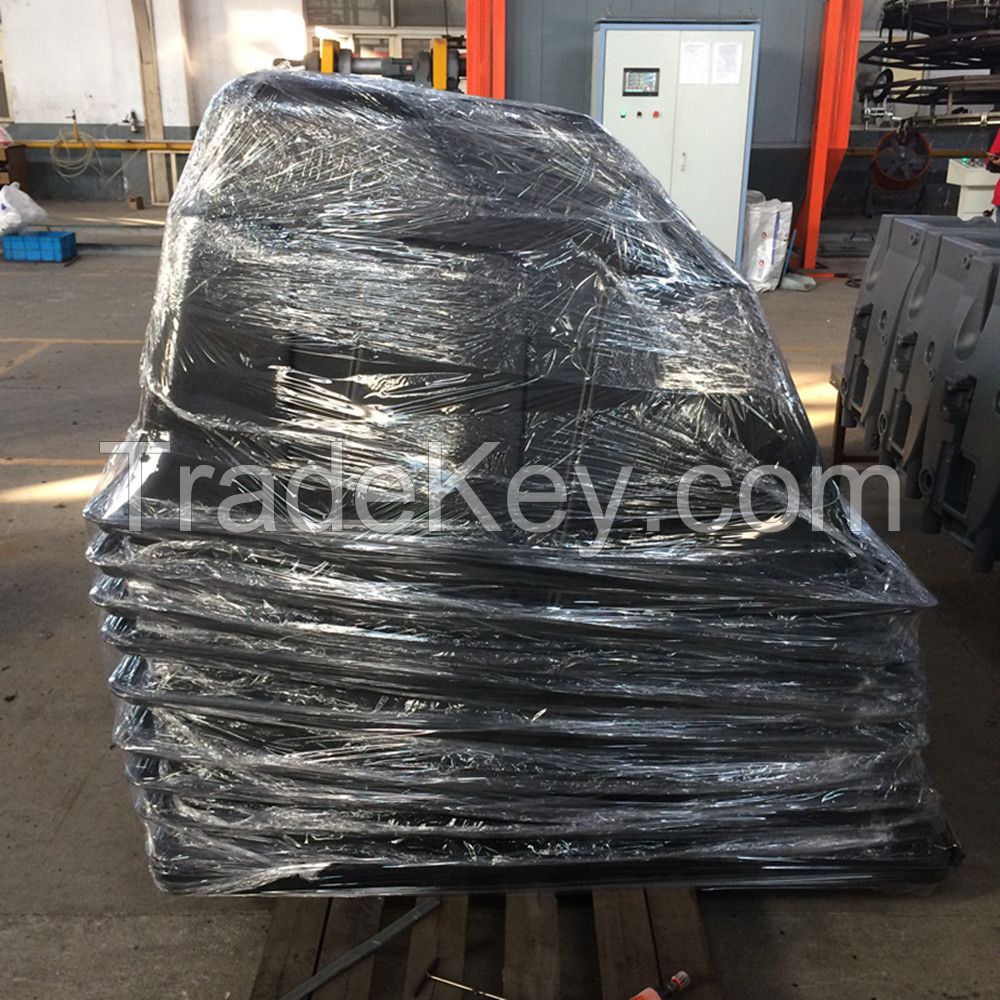 customized rotomolded plastic tilt truck /OEM fabricated cast trolly