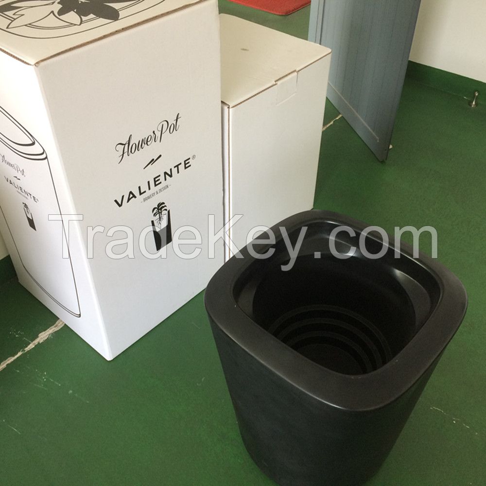 Rotomolded plastic garden pot/customized rotomolded plastic flower pot