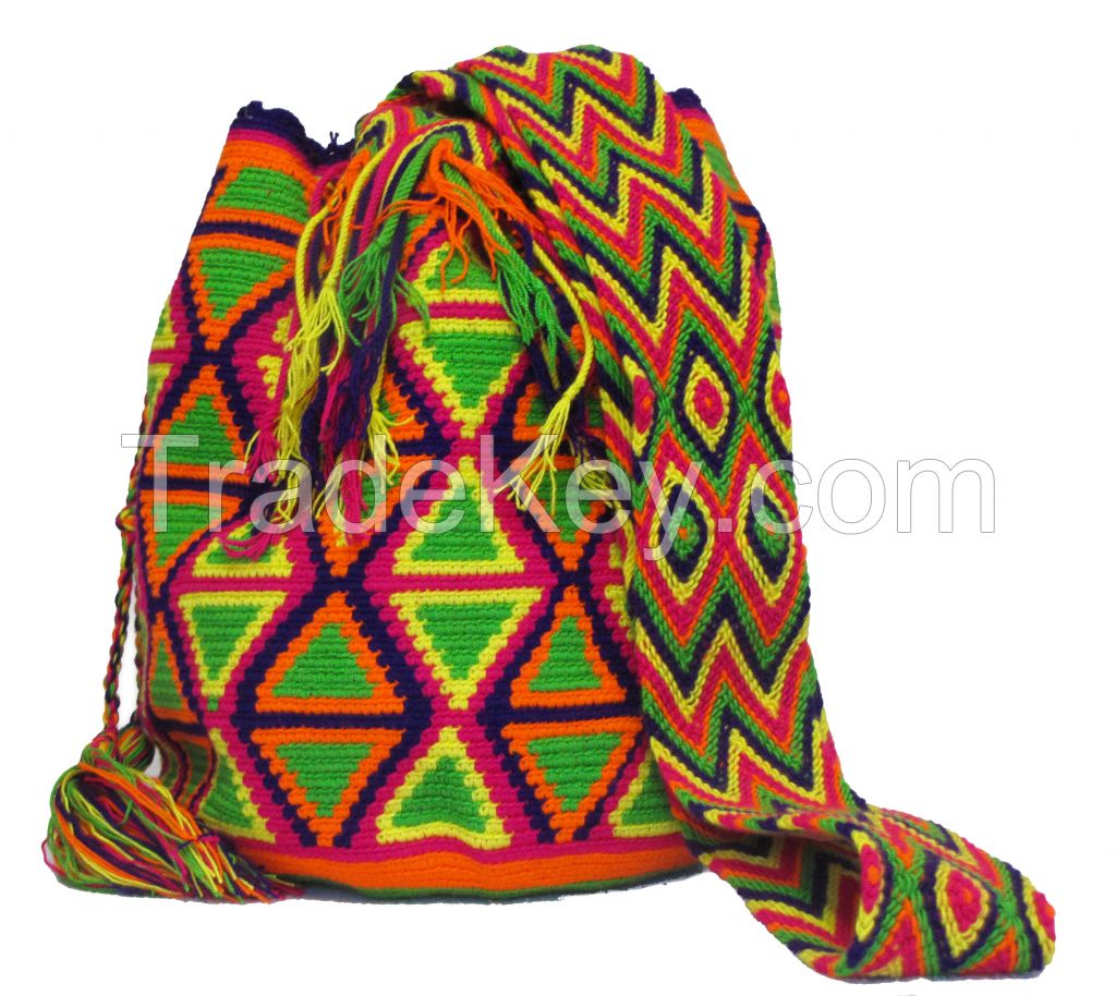 Traditional Wayuu Bag /Mochila Bags/Beach Bags/Crochet Bags