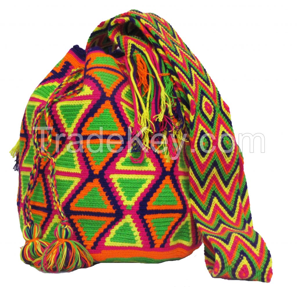 Traditional Wayuu Bag /Mochila Bags/Beach Bags/Crochet Bags