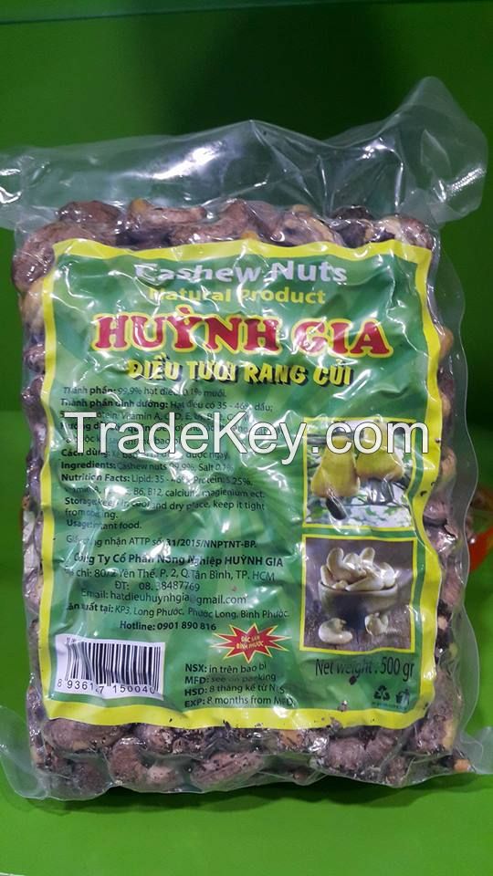 PREMIUM SALTED CASHEW NUTS FOR SUPERMARKET