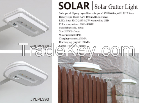 Solar Gutter Light