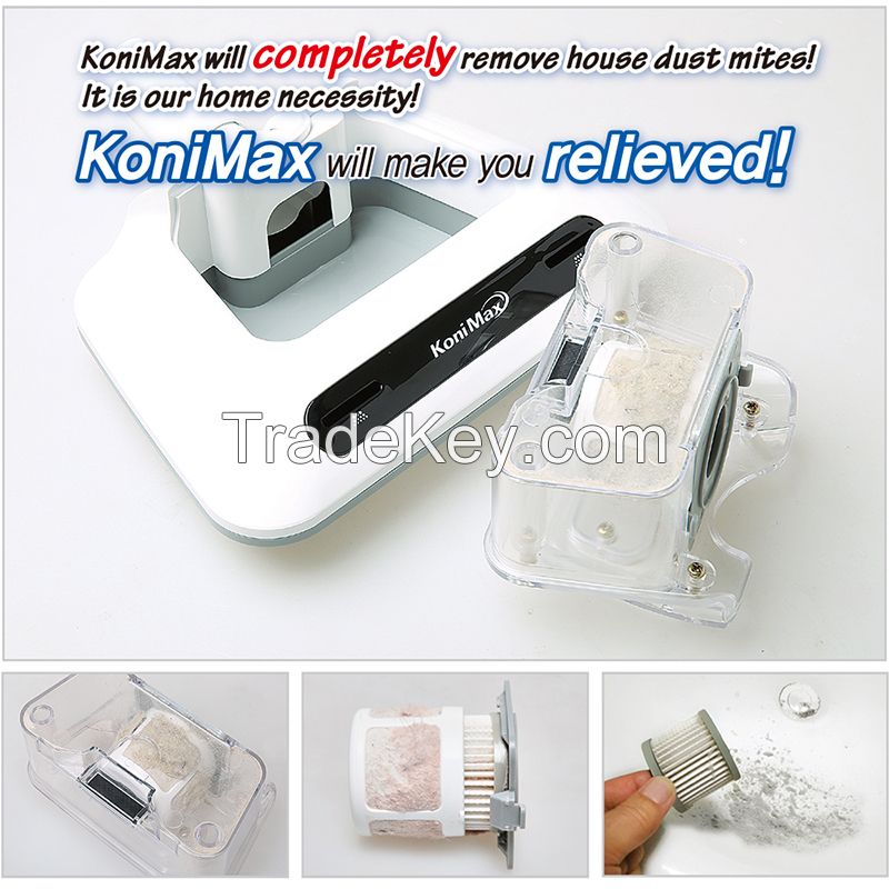 KoniMax, killing dust mites, Removing invisible mite, dust mite cleaner for bedding