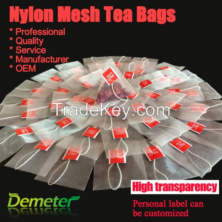 pyramid tea bags materials nylon mesh roll
