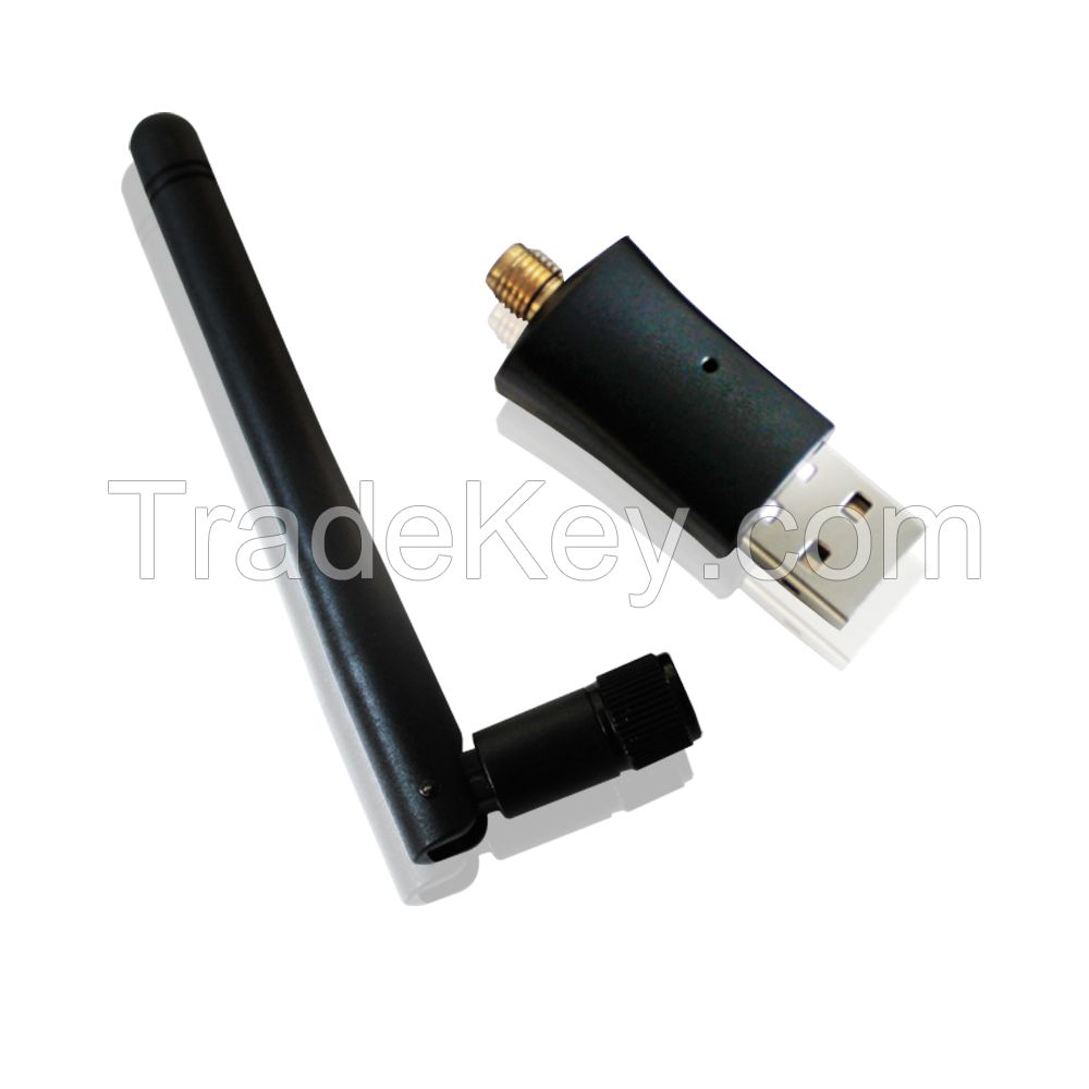 300M Wifi USB Wireless Adapter,Usb WiFi Network Lan Card adapter with an external antenna for laptop notebook