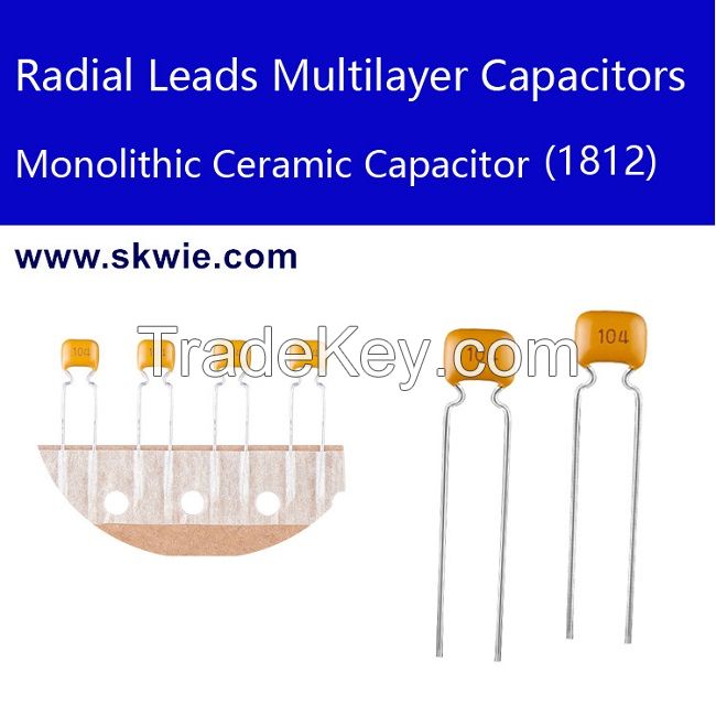 Radial leads capacitor 100NF X7R +-10% 630V 1812 Multilayer Ceramic Capacitor manufacturer