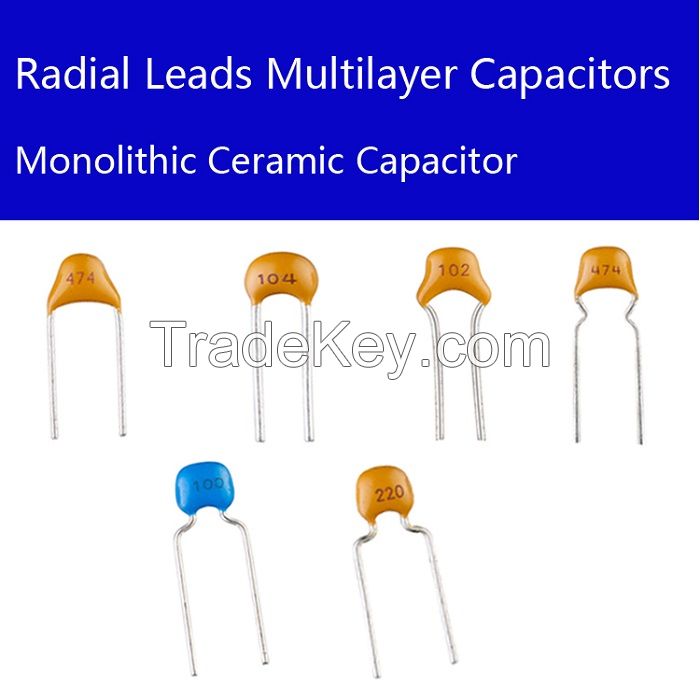 MLCC leads 470NF 50V X7R +-10% 0805 Multilayer Ceramic Capacitor Manufacturer