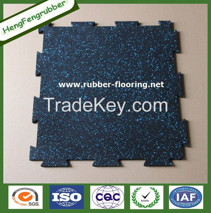 Hot Sale New Style Rubber floor tile for gym/crossfit