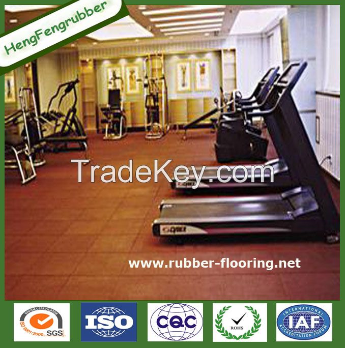 Hot Sale New Style Rubber floor tile for gym/crossfit