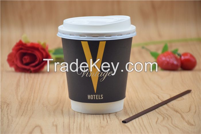 Double Wall Raw Material Paper Cup Disposable Paper Cup