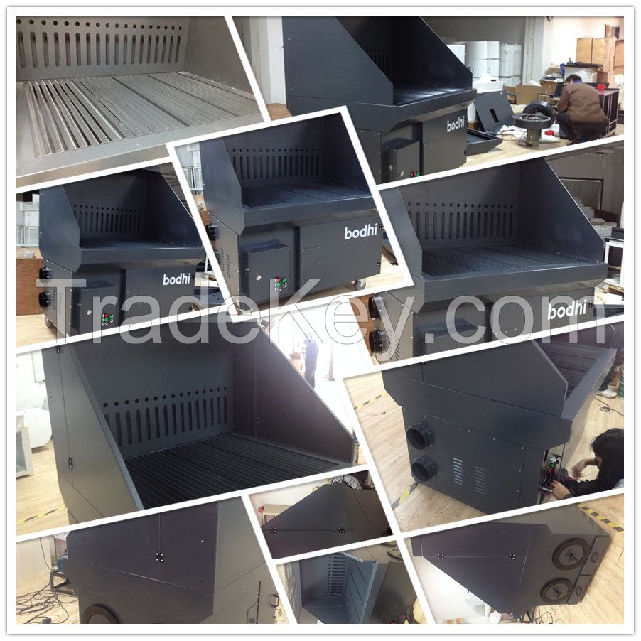 High efficiency downdraft benches/table, cartridge filter for grinding, cutting, welding, etc