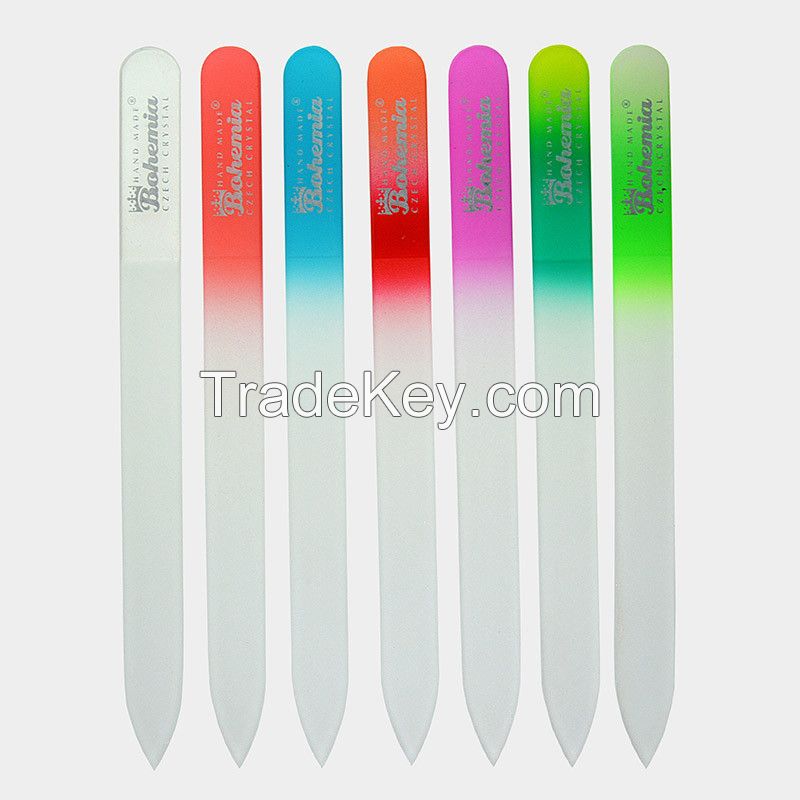 Color Classic Plain Crystal Glass Nail Files