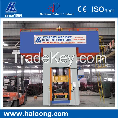 CNC control servomotor electric refractory brick press machine