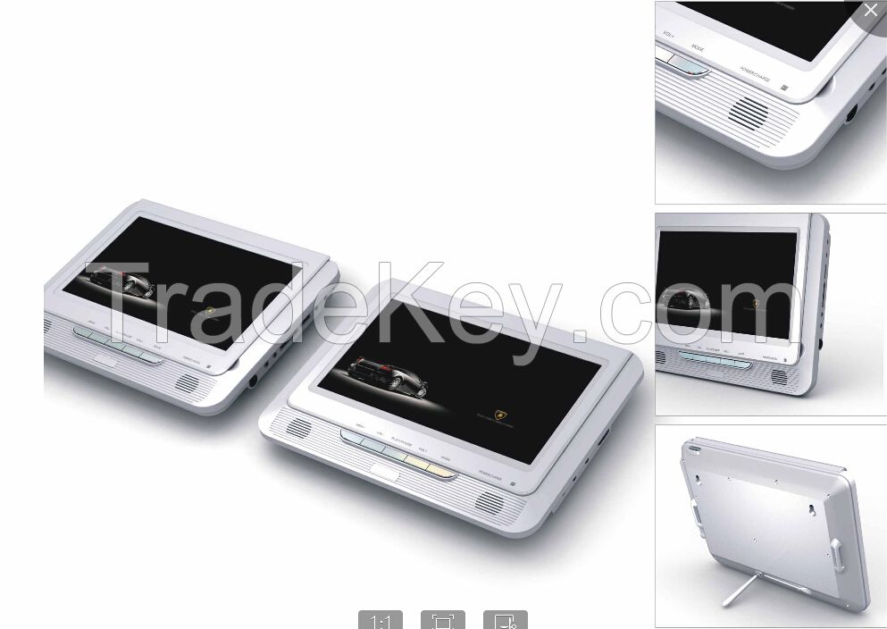 DUAL 9&amp;amp;quot; SCREEN PORTABLE PLAYER car dvd player