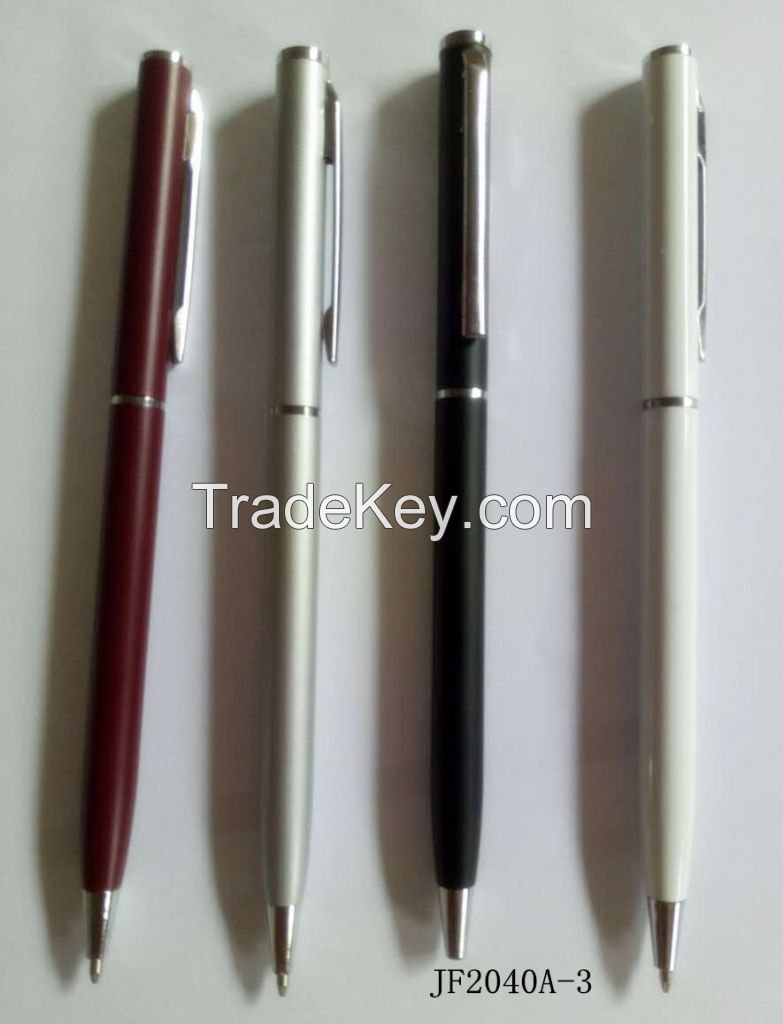 hotel pen silver pen slim metal pen JF2040A-3