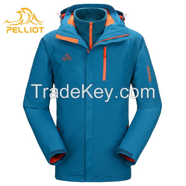 Men's Breathable Pecock Blue Coaches Jacket