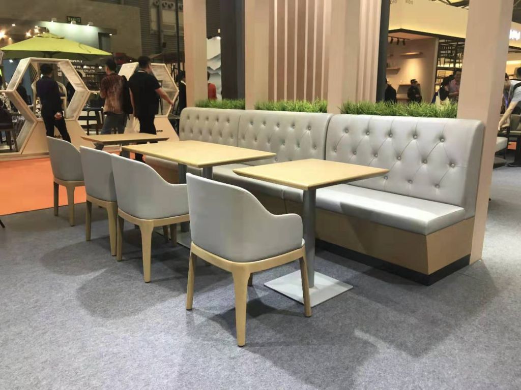 cheap morden furniture fast food restaurant sofa booth seating for sale 