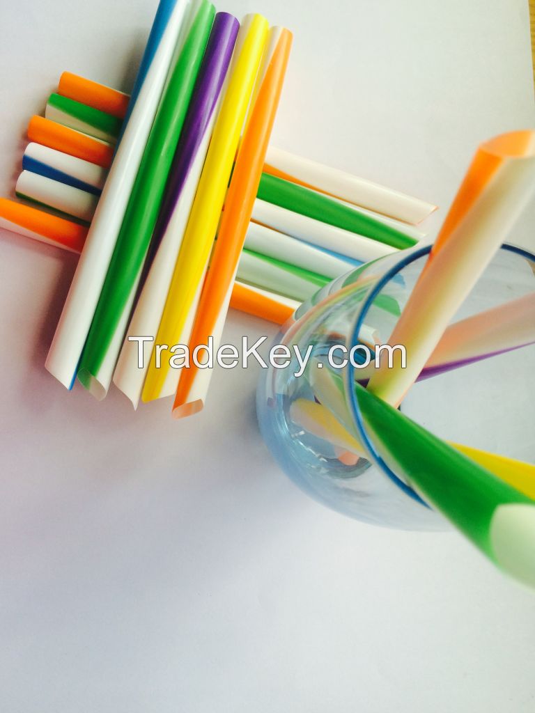 Plastic drinking straw