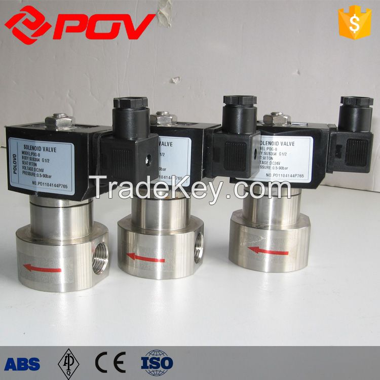 SS304 G thread high pressure electromagnetic valve