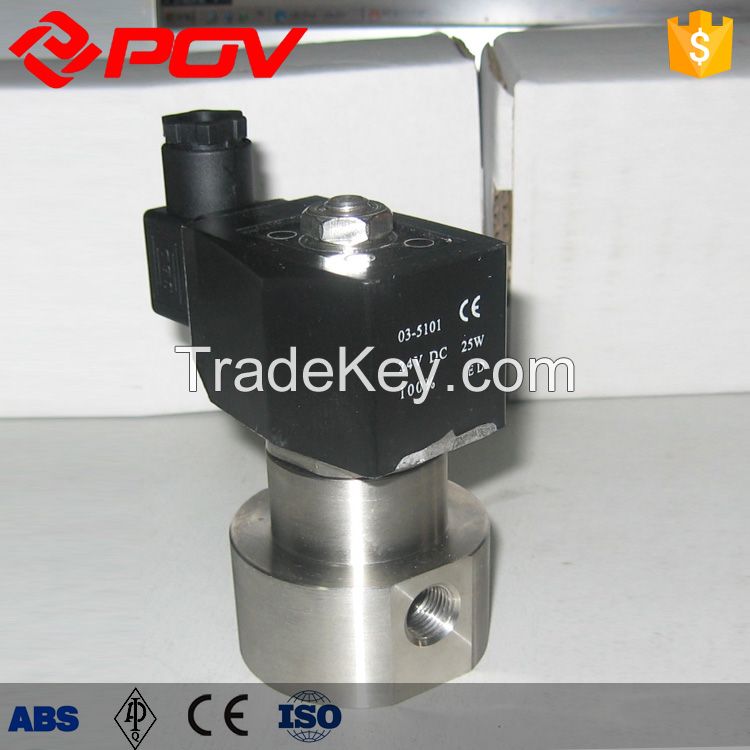 Wrought brass G thread high pressure solenoid valve normally closed