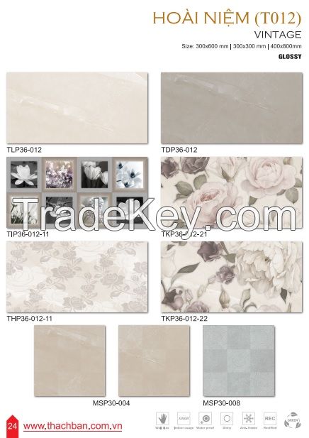 CERAMIC WALL TILES - VINTAGE T012