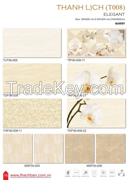 CERAMIC WALL TILES - ELEGANT T008