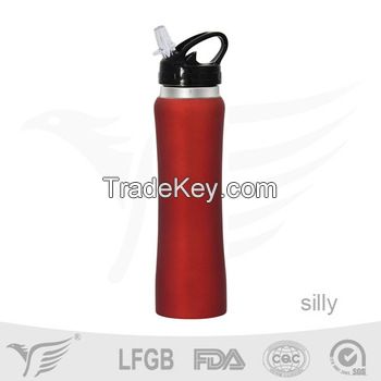 2015hot selling product single wall stainless steel water bottle/Outdo