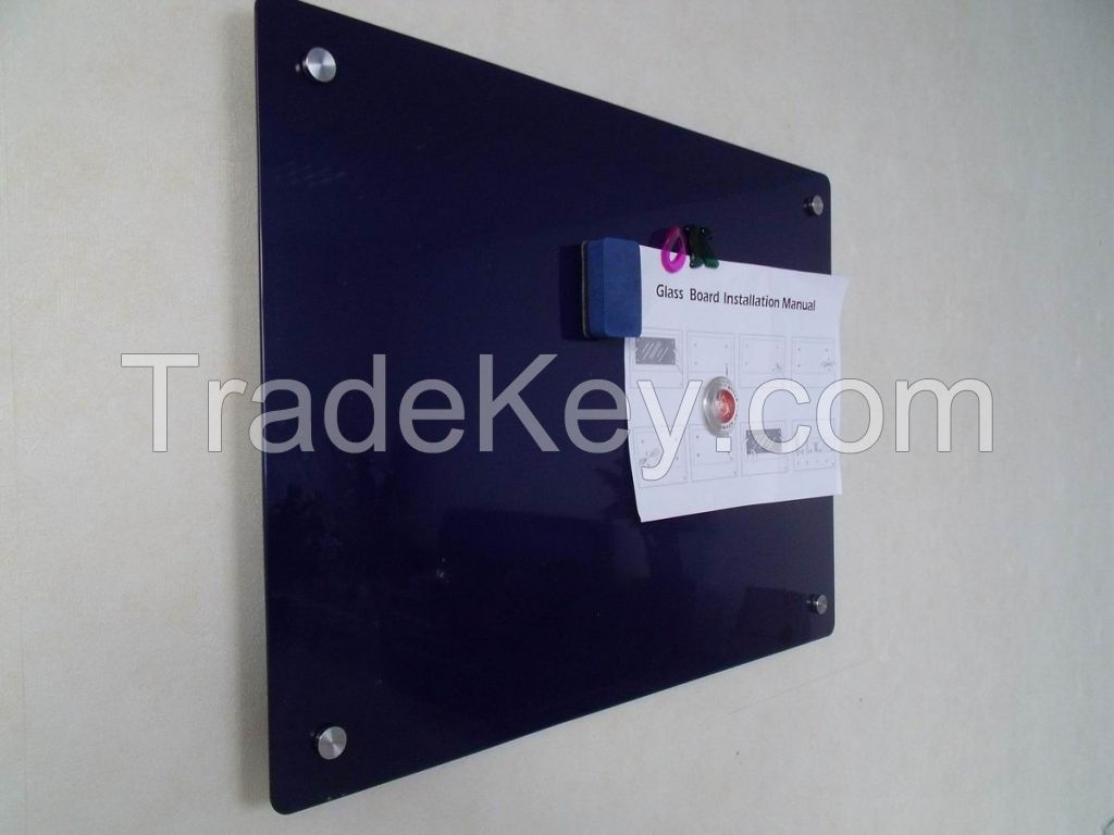 magnetic dry erase glass writing whiteboard