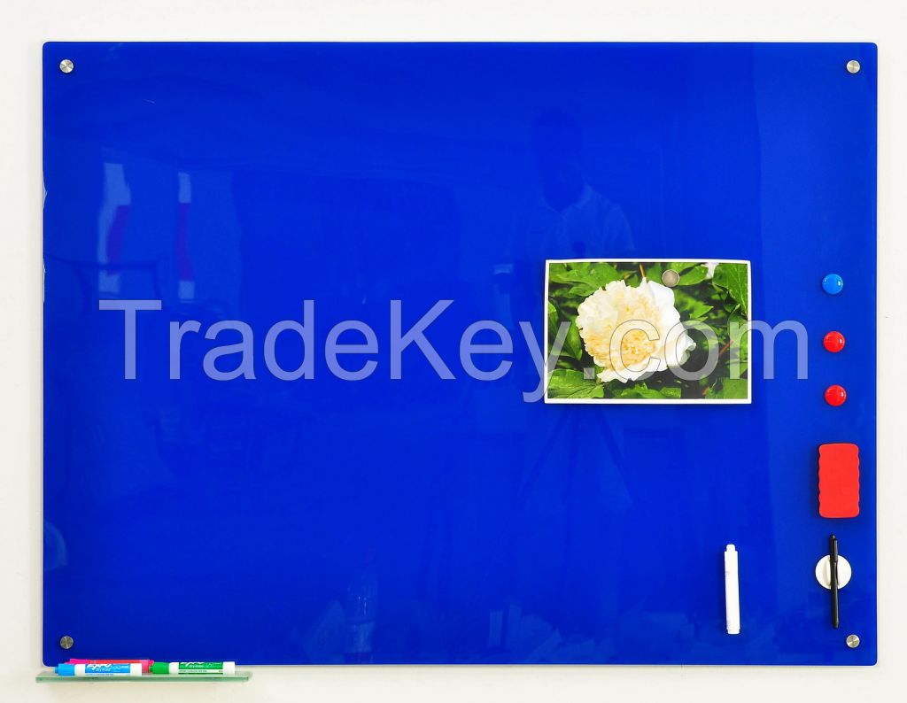 magnetic dry erase glass writing whiteboard