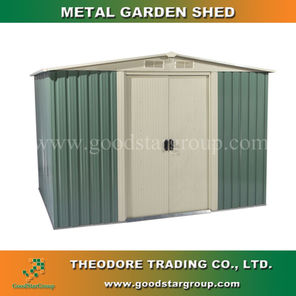 Metal garden shed for outdoor storage shed kits portable building garden furniture