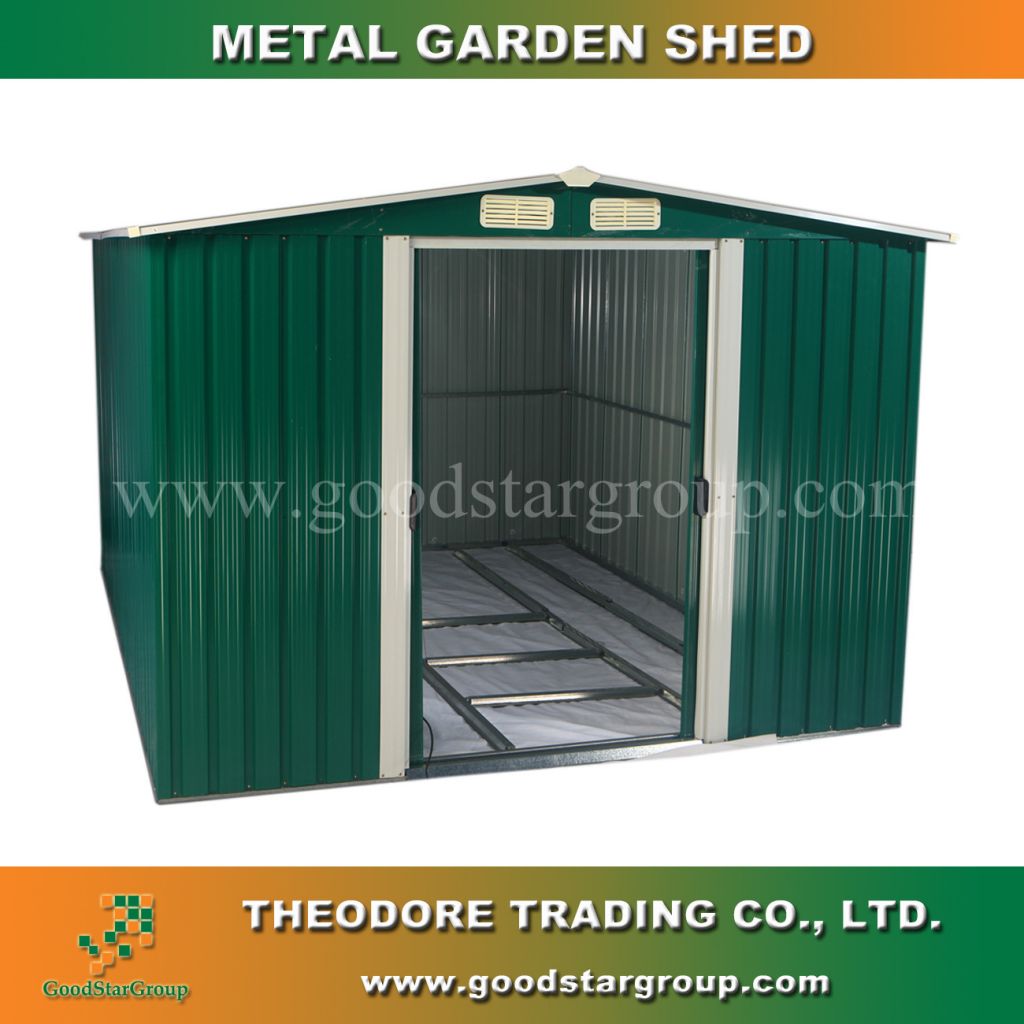 Metal garden shed for outdoor storage shed kits portable building garden furniture