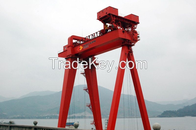 MG Model 5ton~250ton Double Track Gantry Crane with trolley 