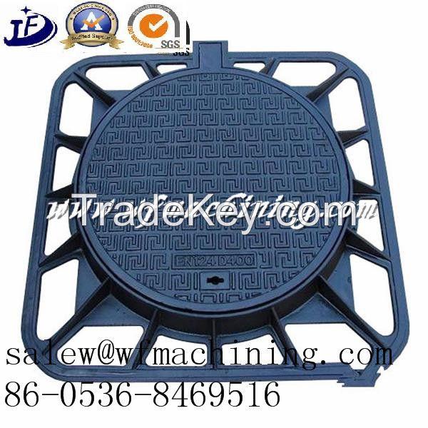 Custom/OEM Cast Iron Round Manhole Cover for Patio Drainage