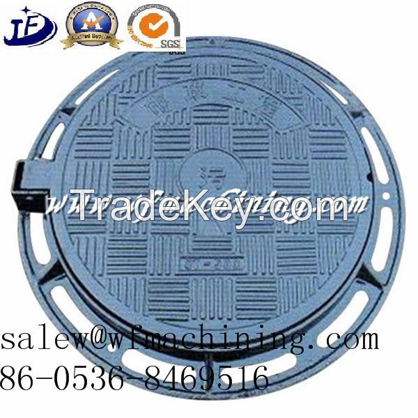 Custom/OEM Cast Iron Round Manhole Cover for Patio Drainage