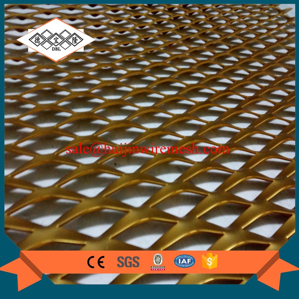 hexagonal hole plastic coated expanded metal mesh