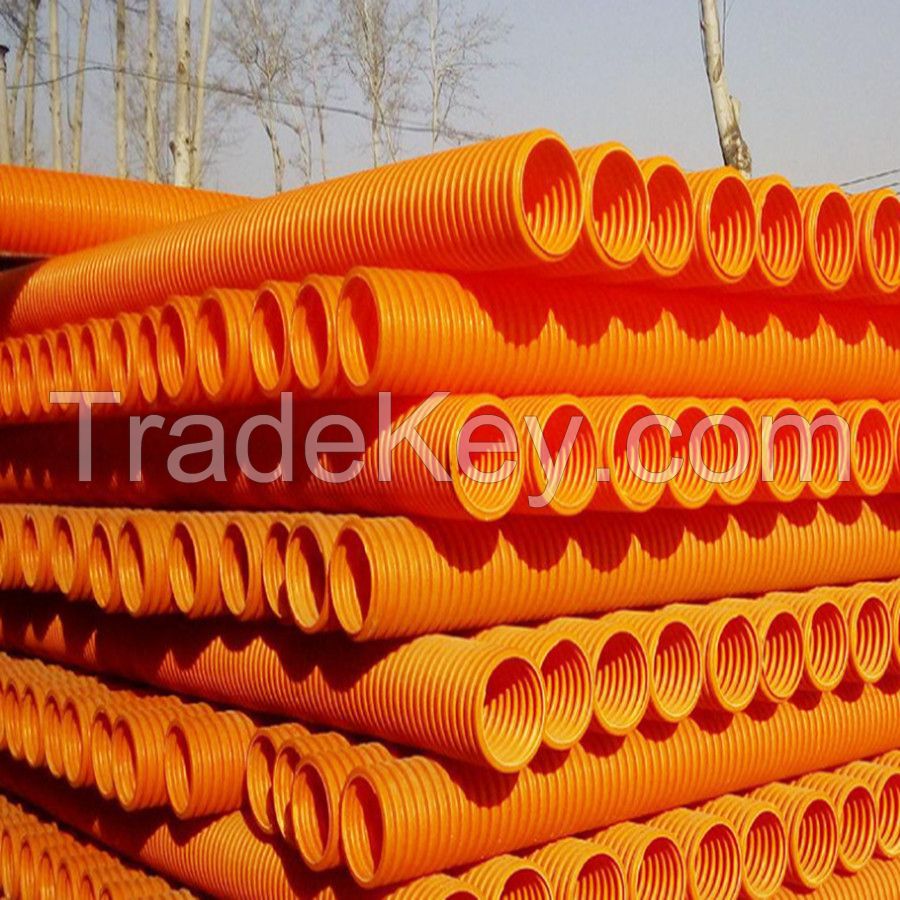 MPP Corrugated Communications Insulation Cable Pipe for electric protection