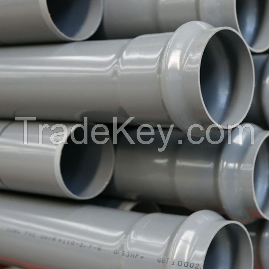 High Quality Grey 50mm PVC-U Pipe for Farmland Irrigation