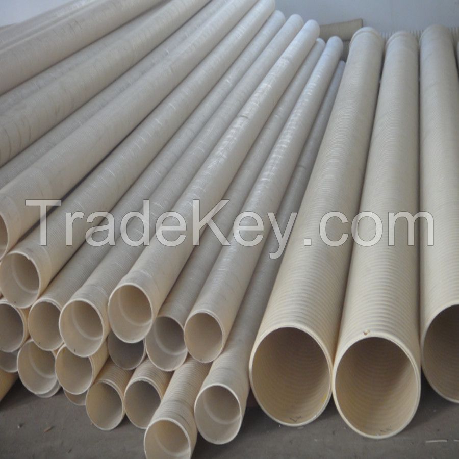 Large Diameter PVC-U Double Wall Corrugated Pipe for Drainage