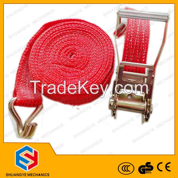 Slackline set/ Cargo Lashing Belt/ Ratchet Tie Down