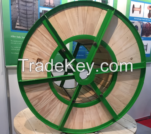 wooden &amp; steel cable drum, hybrid cable drum, cable reel , cable spool